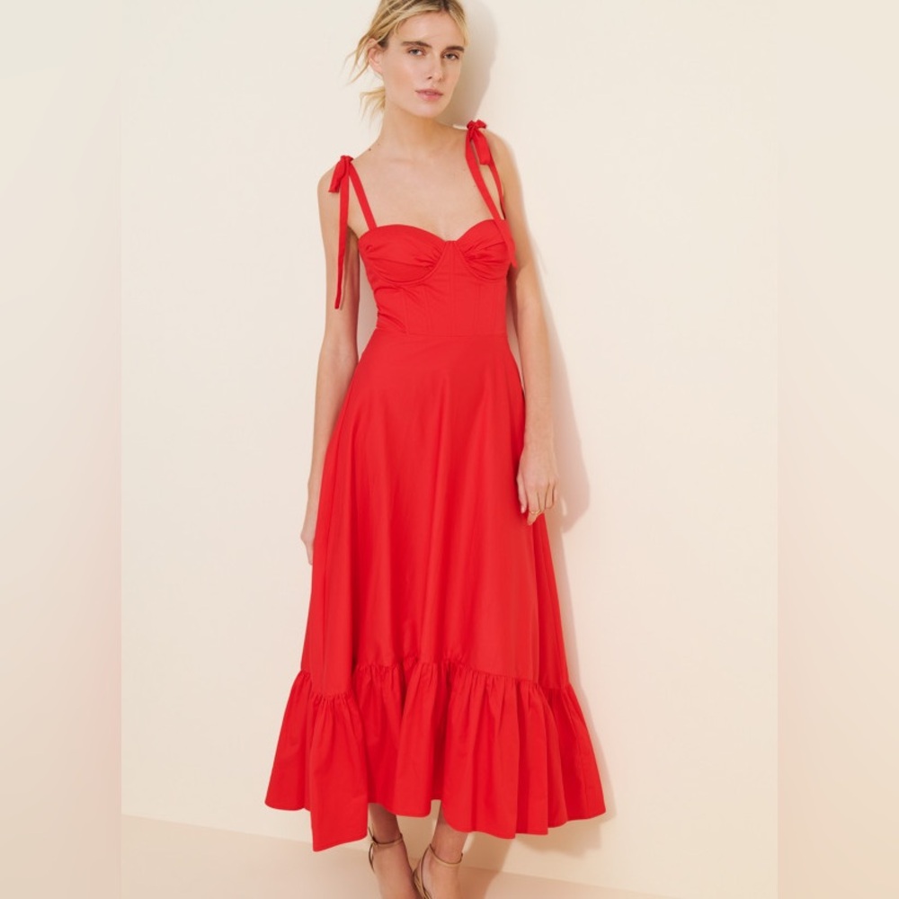 Dress forum red corset maxi dress